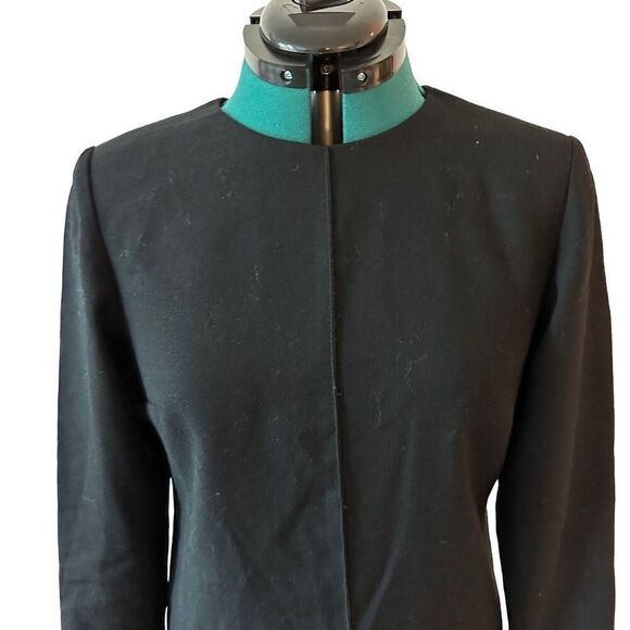 Talbots black wool suit dress- size 6 - Picture 4 of 8